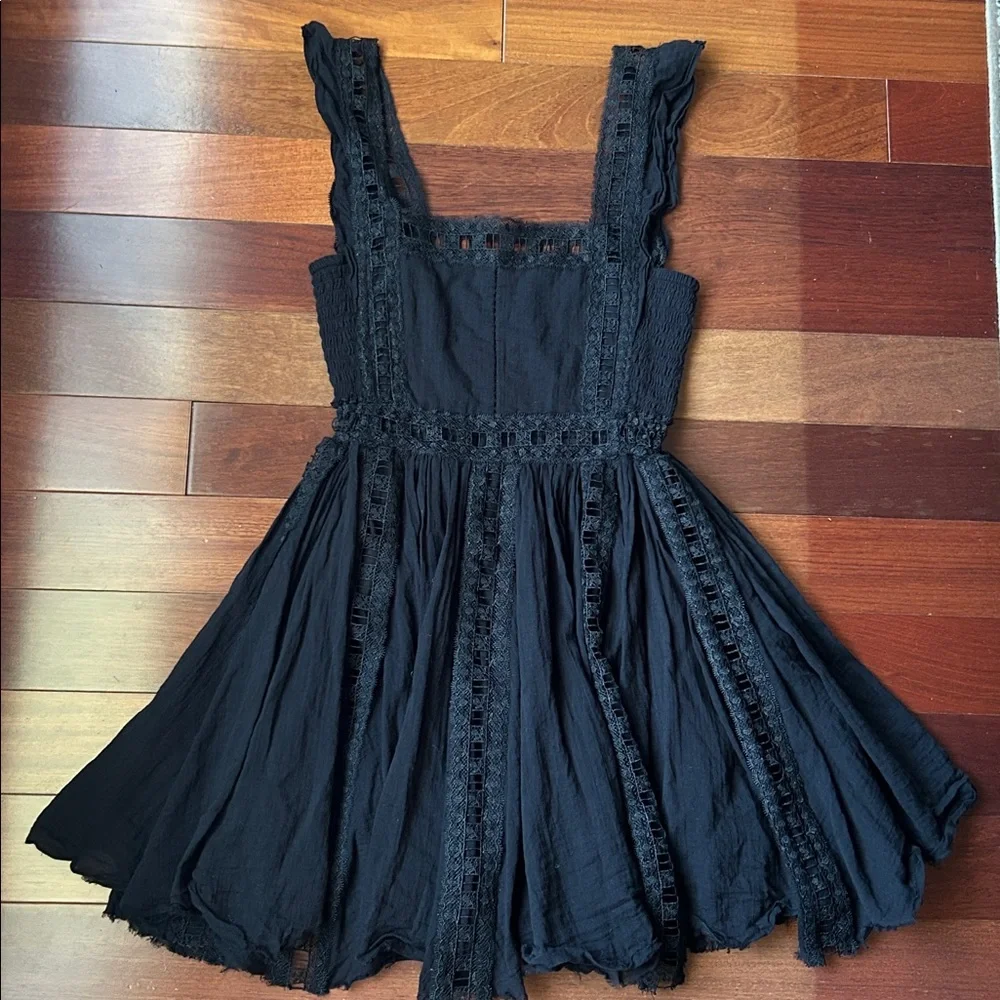 Free People Verona Mini Dress Size XS Like New - Picture 7 of 8